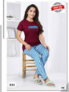 Vol Dk A331 By Summer Special Hosiery Cotton Night Suit Wholesale Price In Surat
